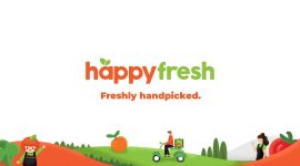 Ilustrasi HappyFresh. (Foto: Pelopor.id/Google Play)