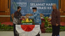 Tasyakuran Peringatan Hari Koperasi Ke-75. (Foto: Pelopor.id/Pemkot Yogyakarta) 