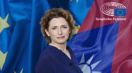 Wakil Presiden Parlemen Eropa Nicola Beer. (Foto: Pelopor.id/Twitter @nicolabeerfdp)