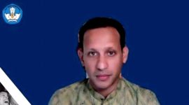 Menteri Pendidikan, Kebudayaan, Riset, dan Teknologi (Mendikbudristek) Nadiem Makarim. (foto: tangkapan layar)