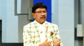 Menteri Komunikasi dan Informatika (Menkominfo) Johnny G. Plate. (Foto: Pelopor.id/ Kominfo.go)