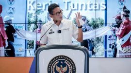 Menteri Pariwisata dan Ekonomi Kreatif/Kepala Badan Pariwisata dan Ekonomi Kreatif Sandiaga Salahuddin Uno. (Foto: Pelopor.id/Kemenparekraf)