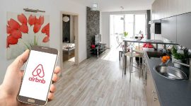 Ilustrasi Airbnb. (Foto: Pelopor.id/Pixabay/InstagramFOTOGRAFIN)