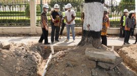 Pemkot Yogyakarta tata pedestrian di Jalan Senopati. (Foto: Pelopor.id/Pemkot Yogyakarta)