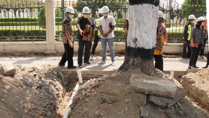 Pemkot Yogyakarta tata pedestrian di Jalan Senopati. (Foto: Pelopor.id/Pemkot Yogyakarta)