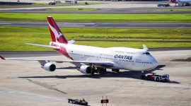 Ilustrasi pesawat Qantas. (Foto: Pelopor.id/Pixabay/PatrickE)