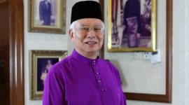 Mantan Perdana Menteri Malaysia Najib Razak. (Foto: Pelopor.id/Twitter @NajibRazak)
