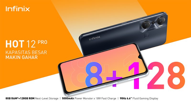 InfinixHot 12 Pro. (Pelopor/Infinix Indonesia).