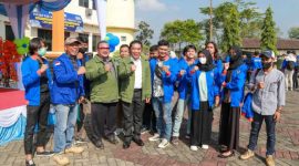 Penjabat (Pj) Gubernur Banten Al Muktabar melepas KKM Universitas Banten Jaya. (Foto: Pelopor.id/Pemprov Banten) 
