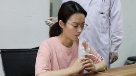 ilustrasi vaksin covid-19 hirup Cansino. (Foto: SCMP)