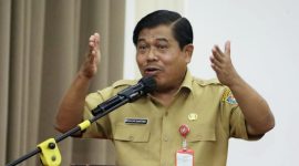 Sekretaris Jenderal Kementerian Dalam Negeri selaku Pelaksana Harian Direktur Jenderal Otonomi Daerah, Suhajar Diantoro. (Foto: Pelopor.id/Dok Kemendagri)