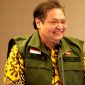 Menteri Koordinator Bidang Perekonomian Airlangga Hartarto pada acara Silaturahmi Pengurus Jenggala Center dengan tema “Trend Ekonomi di Dalam Menghadapi Pemilu 2024”, Jumat (16/09/2022). (Foto: Pelopor.id/Dok Kemenko Perekonomian)