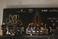 Suasana konferensi pers pagelaran Musikal Ken Dedes. (Foto: GNWN)