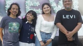 Suasana konferensi pers peluncuran single Cerita Manis milik Levi. (Foto: GNWN)