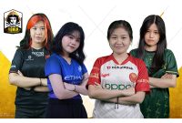 (Kiri - Kanan) Valanyr (MBR Delphyne), Navillera (Nigma Galaxy), Vivian (Bigetron Era), Caramel (GPX Basreng). (Foto: Istimewa)