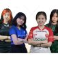 (Kiri - Kanan) Valanyr (MBR Delphyne), Navillera (Nigma Galaxy), Vivian (Bigetron Era), Caramel (GPX Basreng). (Foto: Istimewa)