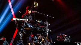 Penampilan Ahmad Dhani Project di acara Jakarta Concert Week 2023.