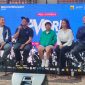 Suasana konferensi pers Evoria.