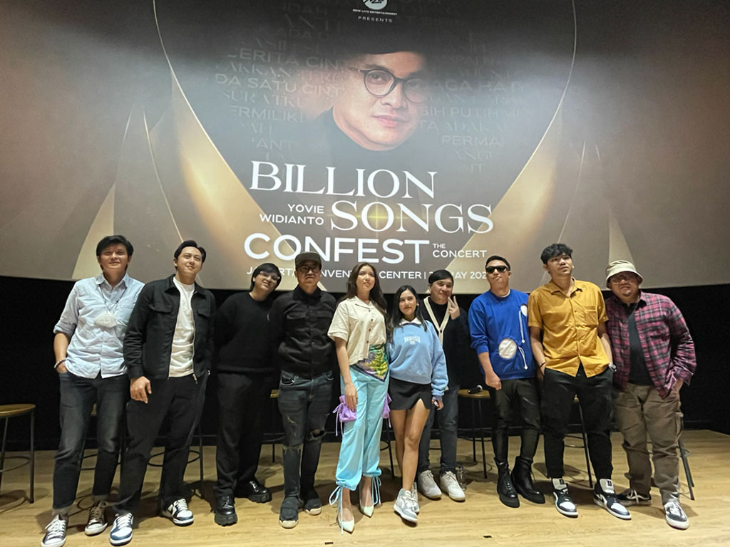 Suasana konferensi pers konser Billion Songs Confest - Yovie Widianto. (Foto: Istimewa)