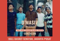 Poster konser D'Masiv. (Foto: Boss Creator)