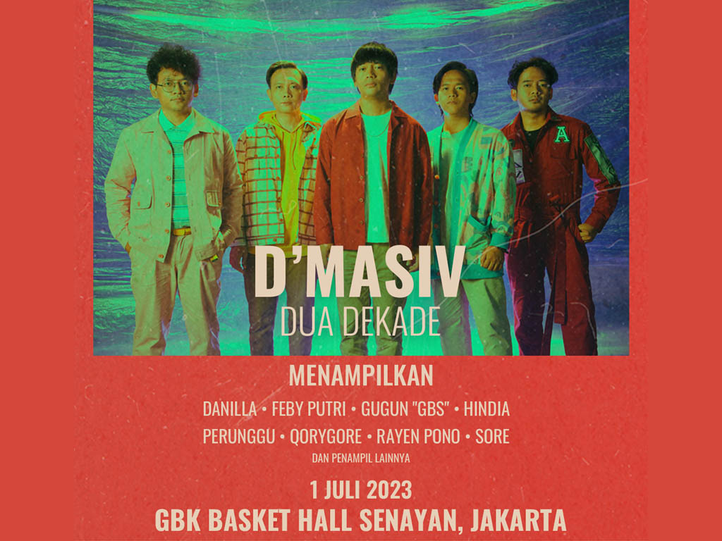 Poster konser D'Masiv.