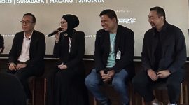 Suasana konferensi pers Konser 3 Dekade Perjalanan Cinta Ari Lasso.
