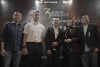 Suasana konferensi pers Konser 3 Dekade Perjalanan Cinta Ari Lasso.