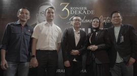 Suasana konferensi pers Konser 3 Dekade Perjalanan Cinta Ari Lasso.