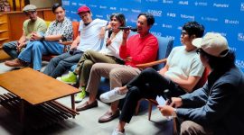 Suasana konferensi pers konser Maliq & DEssentials.