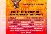 Poster line up fase 2 Flavs Festival 2023.