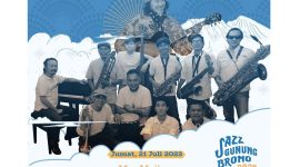 Poster festival musik Jazz Gunung Bromo 2023.