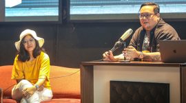 Suasana konferensi pers Soundrenaline 2023.