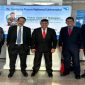 Direktur Jenderal Pengelolaan Ruang Laut, Kementerian Kelautan dan Perikanan Victor Gustaaf Manoppo melakukan kunjungan kerja dalam rangka penandatanganan perjanjian kerjasama dengan Universitas Nasional Pusan, Korea Selatan (2/6). Untuk mengembangkan teknologi pengelolaan sampah ramah lingkungan didampingi Staf Khusus Menteri Kelautan dan Perikanan bidang Hubungan Luar Negeri Edy Putra Irawadi, Kepala Pusat Riset Kelautan Hendra Yusran Siry dan Direktur Jasa Kelautan Miftahul Huda. (Foto: Humas KKP)