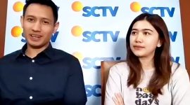 Suasana wawancara virtual dengan bintang sinetron Bidadari Surgamu. (Foto: Istimewa)