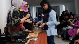 Suasana acara demo masak persembahan Srikandi Pintar Indonesia dan Sajian Sejap. (Foto: Istimewa)