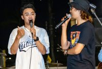 Awan Senna dan Eno Suratno Wongsodimedjo di Swag Event. (Foto: I Wayan Bagiartana)