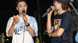 Awan Senna dan Eno Suratno Wongsodimedjo di Swag Event. (Foto: I Wayan Bagiartana)