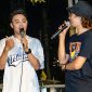 Awan Senna dan Eno Suratno Wongsodimedjo di Swag Event. (Foto: I Wayan Bagiartana)