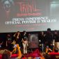 Suasana konferensi pers peluncuran poster dan trailer perdana untuk film Trinil - Balekno Gembungku (kembalikan tubuhku). (Foto: Istimewa)