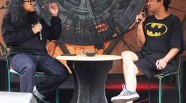 Suasana konferensi pers perilisan single Hari-Hari Musik milik Jason Ranti. (Foto: Istimewa)