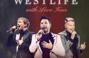 Poster konser Westlife di Candi Prambanan pada Juni 2024. (Foto: Istimewa)