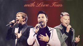 Poster konser Westlife di Candi Prambanan pada Juni 2024. (Foto: Istimewa)