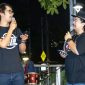 Duo MC Swag Event, Eno Suratno Wongsodimedjo dan Ncek Gaul. (Foto: I Wayan Bagiartana)
