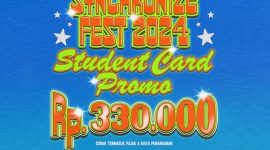 Poster promosi student card Synchronize Fest 2024. (Foto: Istimewa)