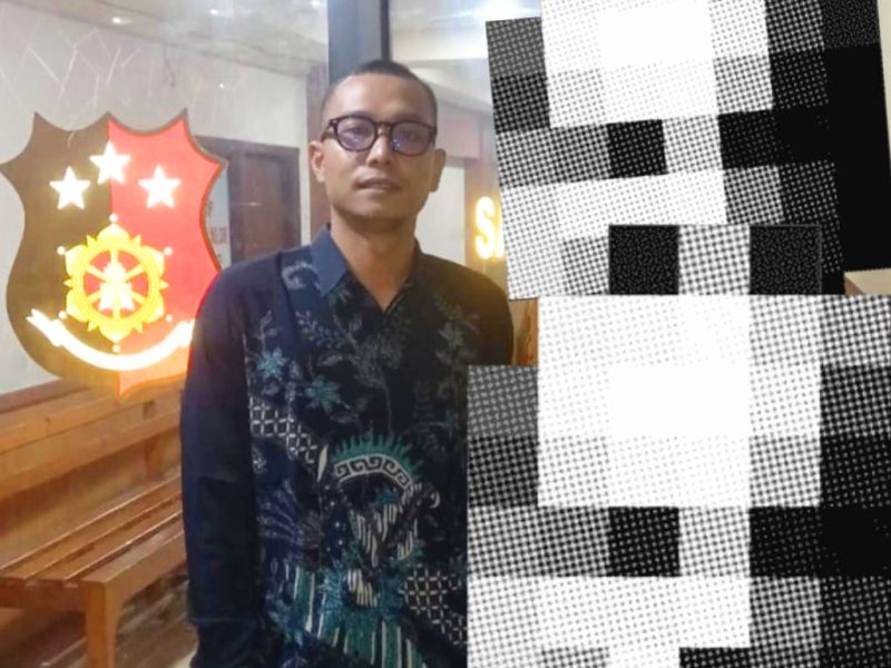 Tulus Sianturi, S.H., advokat pada Kantor Hukum Rhaditya Putra Perdana S.H., LL.M & Partners bersama saksi di Polres Metro Depok, Rabu (18/6/2025). (Foto: Ustimewa)
