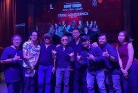 Suasana konferensi pers 