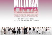 Poster konser Miliaran Cinta Yovie Widianto, Andi Rianto Berkonser. (Foto: Istimewa)