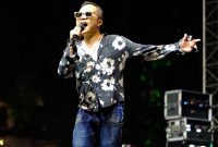 Penyanyi Sandhy Sondoro saat tampil di Solo City Jazz. (Foto: Istimewa)