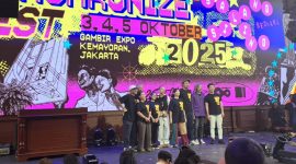 Suasana konferensi pers Synchronize Fest 2025. (Foto: Prastira)