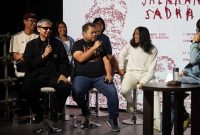 Suasana konferensi pers Tur Konser Jalaran Sadrah milik Barasuara. (Foto: PCC Dokumentasi)